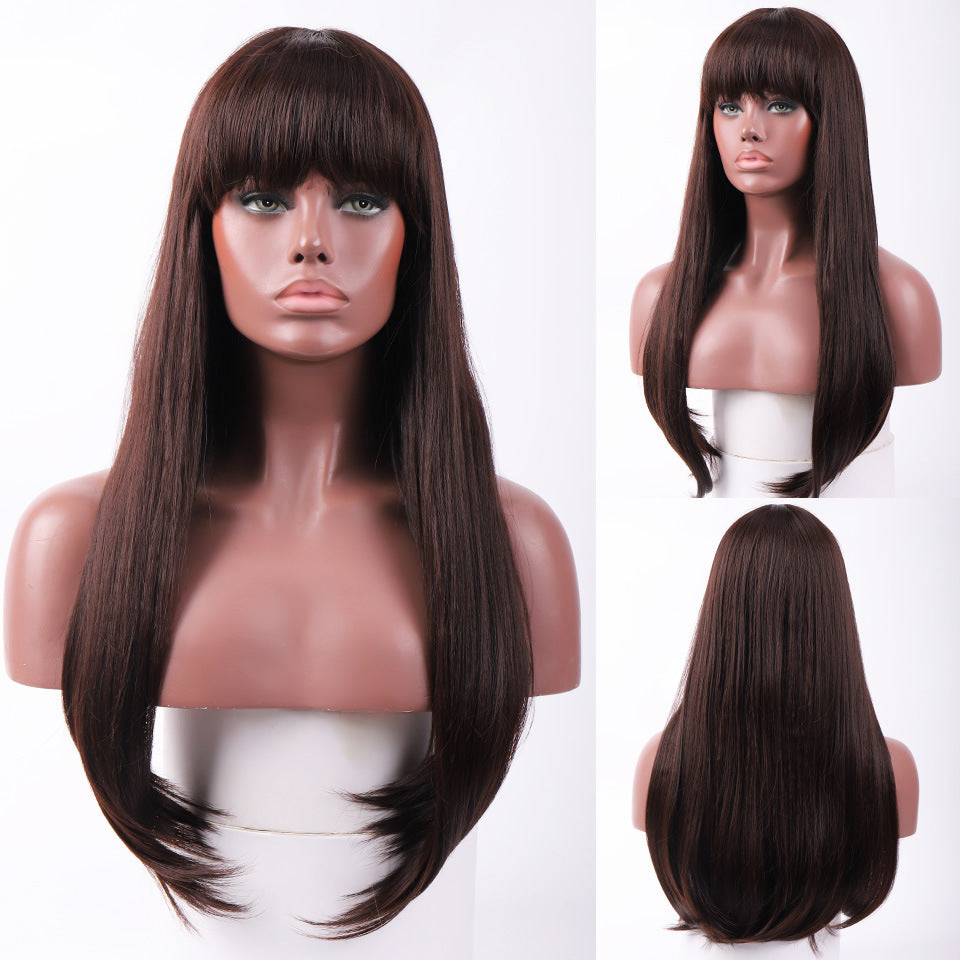 Ladies Fashion Anime Straight Hair Headgear