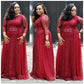 African Women's Dresses Fat Woman Dresses Lace Navy Blue Red