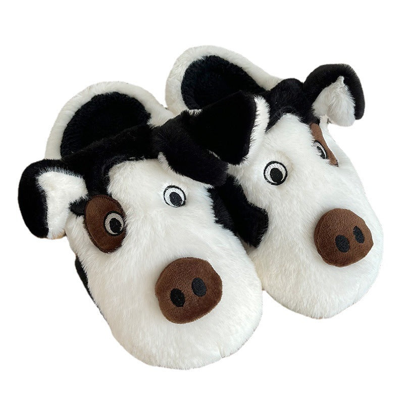 Cartoon Couple Cotton Slippers Women's Home Indoor Anti Slip