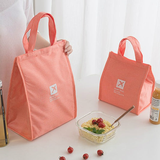 Women&#39;s Thermal Lunch Box Bag Portable Kids School Fresh Food Men&#39;s Cooler Bento Pouch Office Picnic Purse Accessories